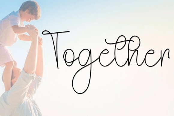 Angela Calligraphy Font - Preview 2