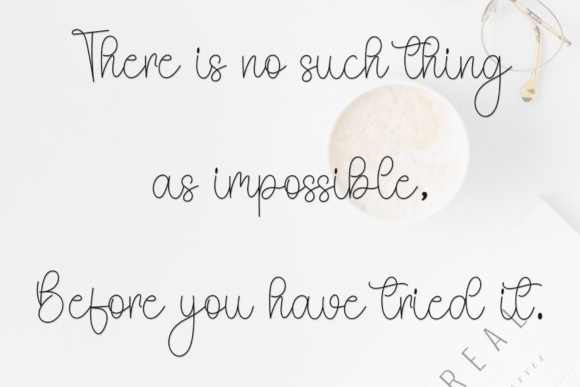 Angela Calligraphy Font - Preview 5