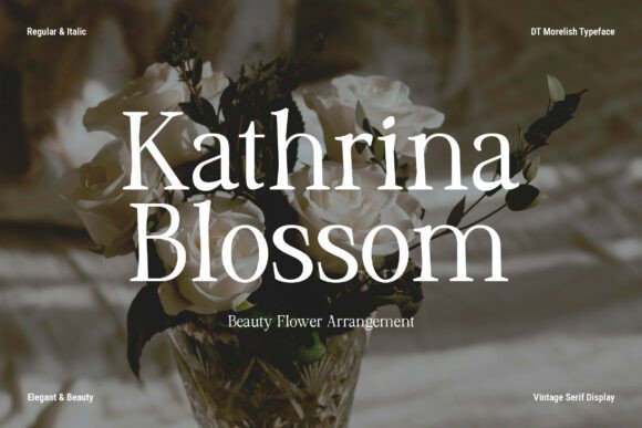 Dt Morelish Font - Preview 6