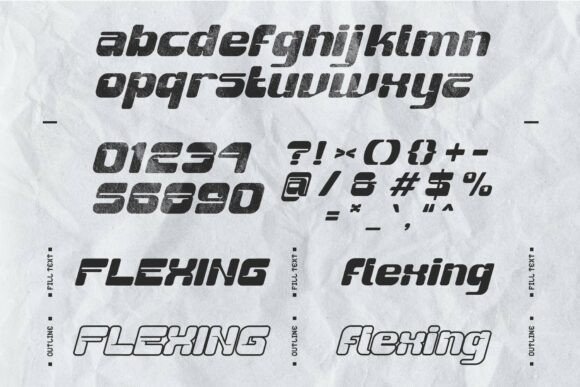 Flux Regular Font - Preview 2