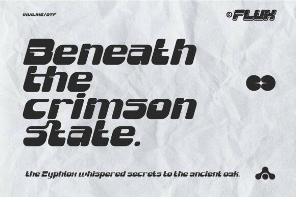 Flux Regular Font - Preview 3