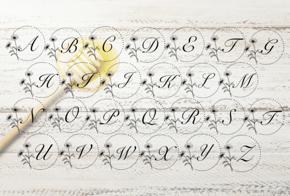 Honey Monogram Font - Preview 1