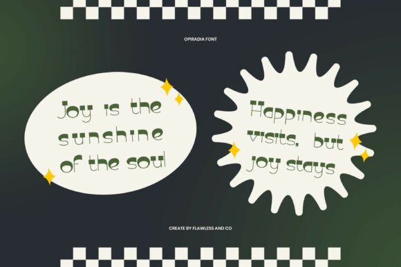 Opiradia Font PNG with transparent background - Preview 2