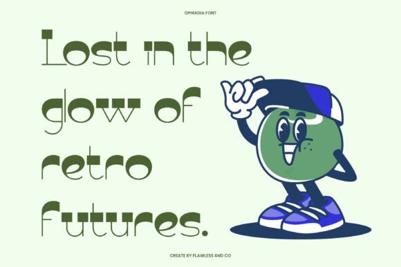 Opiradia Font PNG with transparent background - Preview 4