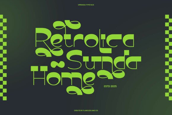 Opiradia Font PNG with transparent background - Preview 6