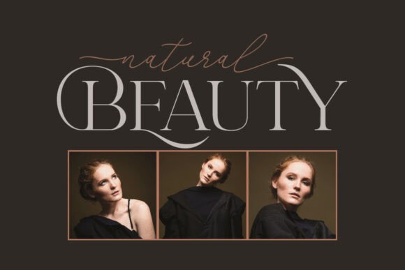 Primor Stylish Font PNG with transparent background - Preview 3
