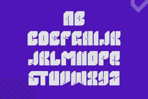 Pulse Font PNG with transparent background - Preview 2