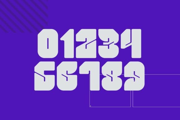 Pulse Font PNG with transparent background - Preview 3