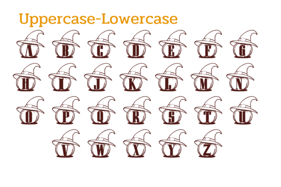 Pumpkin Spell Font PNG with transparent background - Preview 1