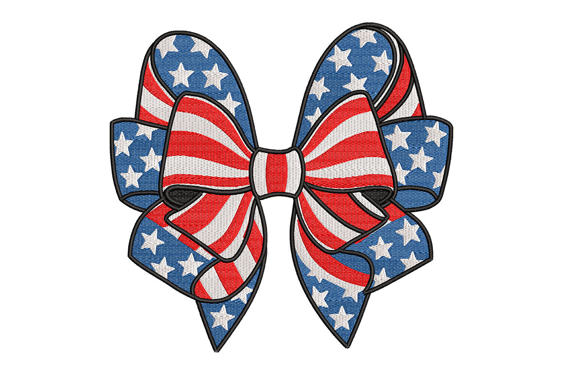 4th of July Bow