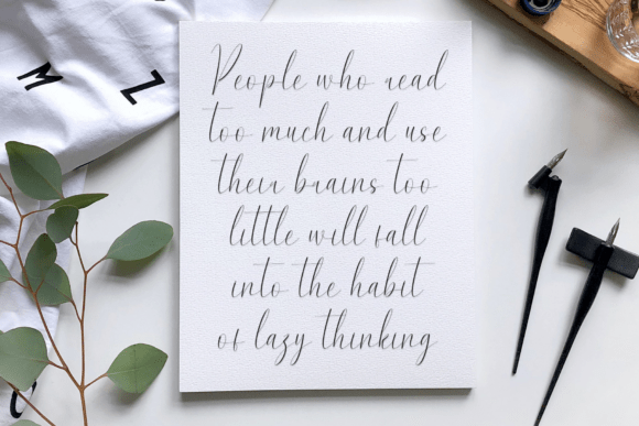 Angleshine Font - Preview 4