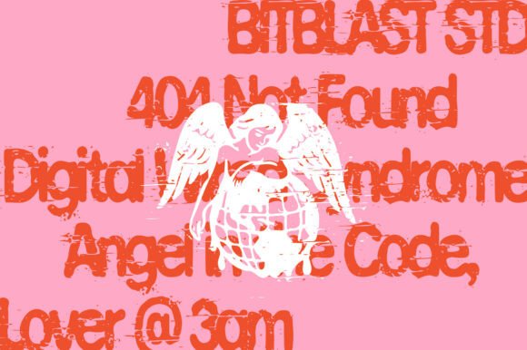 Bitblastserif Regular Font PNG with transparent background - Preview 3