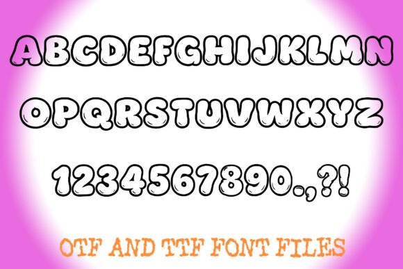 Chunky Funky Font - Preview 1