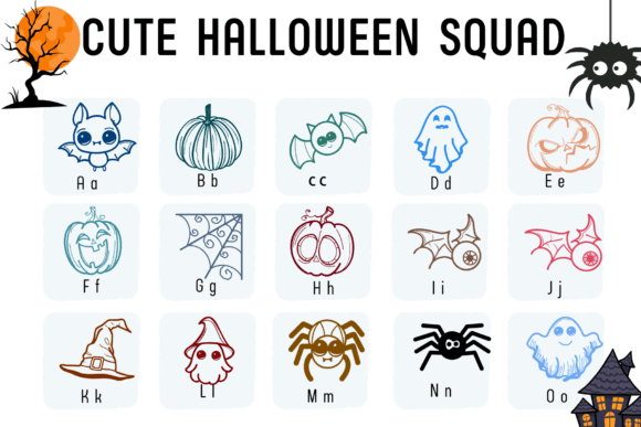 Cute Halloween Squad Font - Preview 1