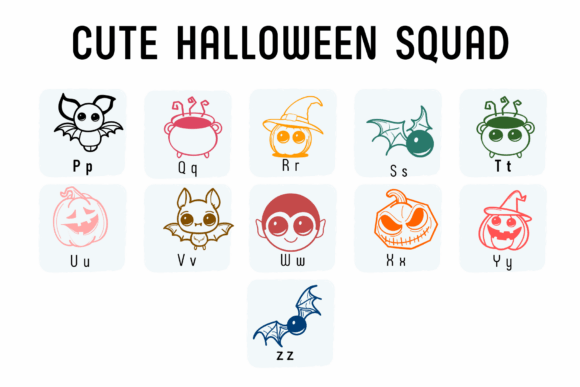 Cute Halloween Squad Font - Preview 2