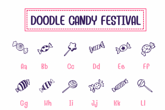 Doodle Candy Festival Font - Preview 1