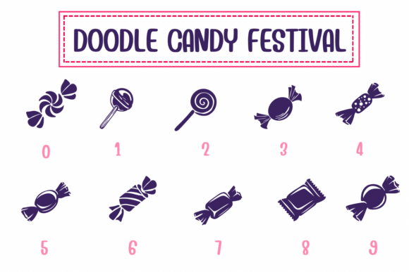 Doodle Candy Festival Font - Preview 3