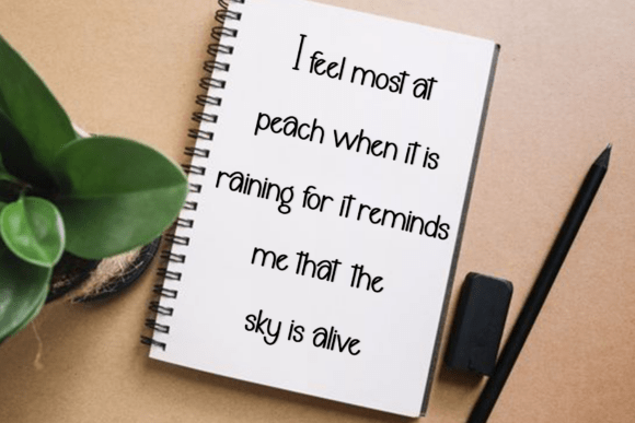 Feeling Lovely Font - Preview 3