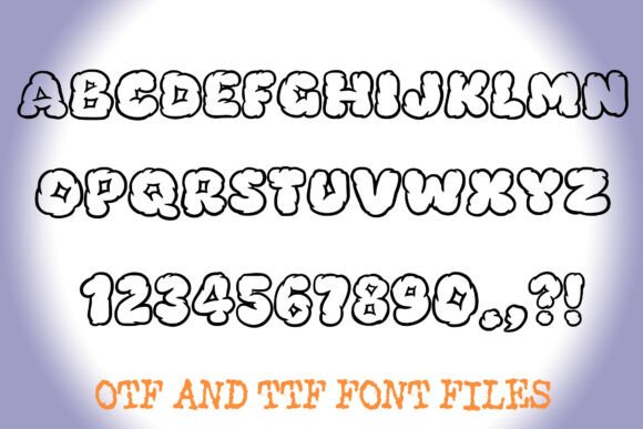 Fat Chunky Font - Preview 1
