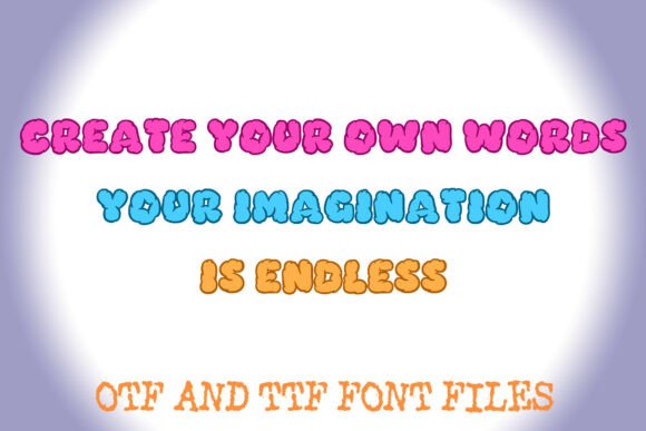 Fat Chunky Font - Preview 2