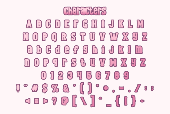Funny Ducks Font PNG with transparent background - Preview 1