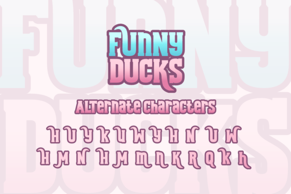 Funny Ducks Font - Preview 5