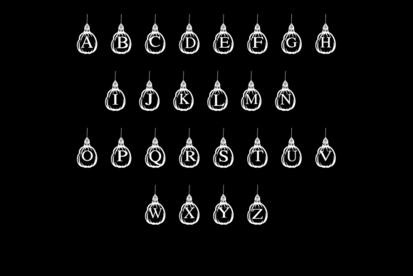 Halloween Light Font PNG with transparent background - Preview 1