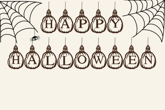 Halloween Light Font PNG with transparent background - Preview 5