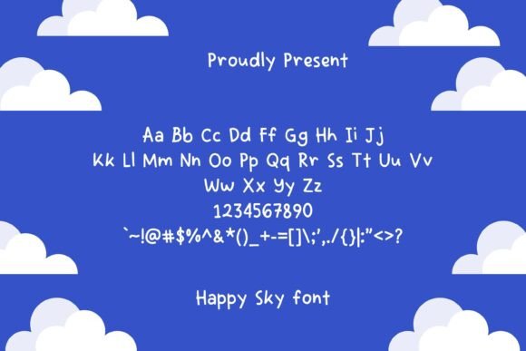 Happy Sky Font - Preview 1