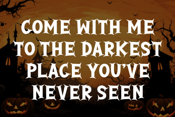 Haunting Killer Font - Preview 2
