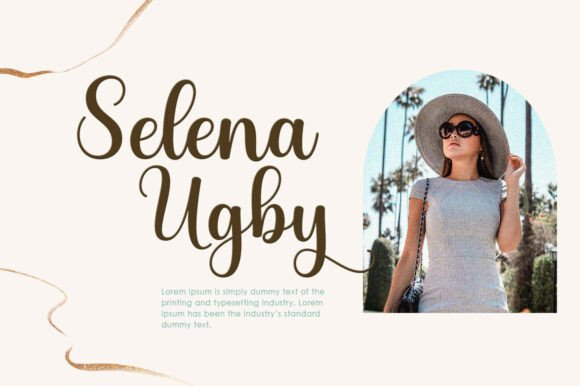 Hey Angela Font font preview - 1