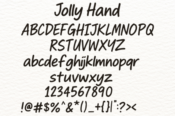 Jollihand Font - Preview 2