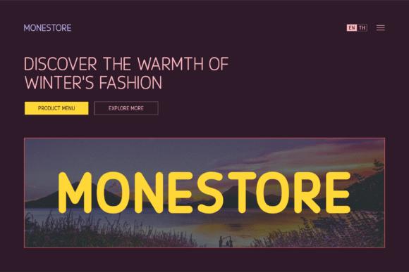 Kontrustive Rounded Font PNG with transparent background - Preview 3