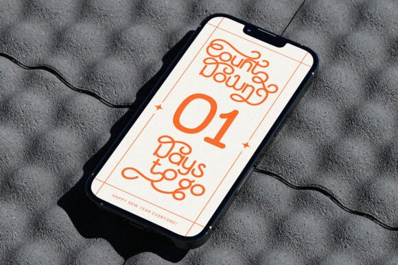 Leminew Font PNG with transparent background - Preview 5