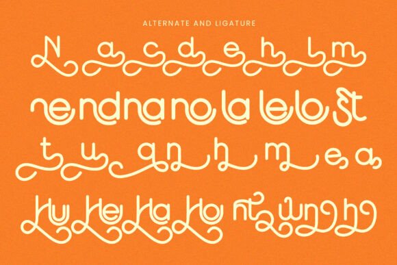 Leminew Font PNG with transparent background - Preview 6