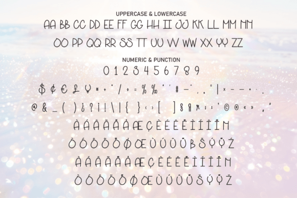 Magic Summer Font PNG with transparent background - Preview 6