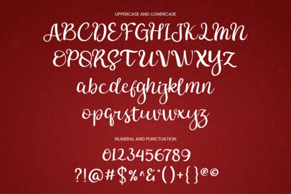 Merry Whimsy Font PNG with transparent background - Preview 1