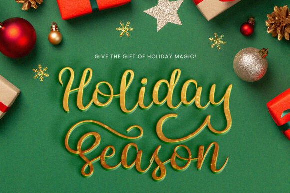 Merry Whimsy Font PNG with transparent background - Preview 5