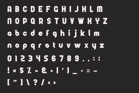 Miniro Font PNG with transparent background - Preview 1