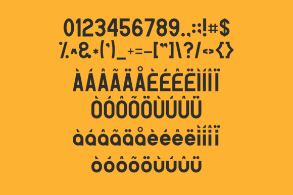 Obade Font PNG with transparent background - Preview 2