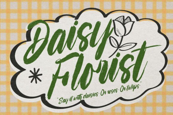 Otter Garden Font PNG with transparent background - Preview 1
