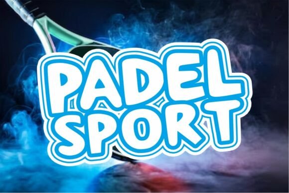 Padel Font PNG with transparent background - Preview 1