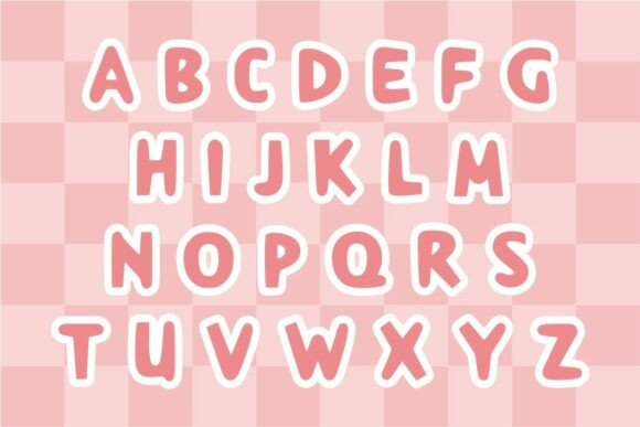 Padel Font PNG with transparent background - Preview 2