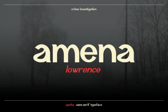 Qanita Font PNG with transparent background - Preview 3