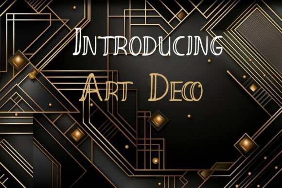 Art Deco Font - Preview 1
