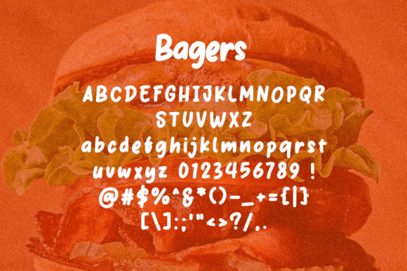 Bagers Font - Preview 1