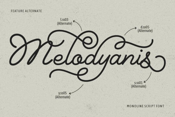 Bernadyans Font - Preview 4