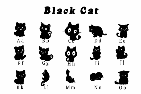 Black Cat Font - Preview 1