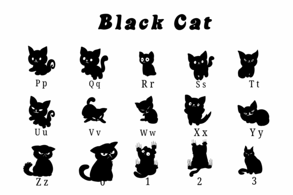 Black Cat Font - Preview 2
