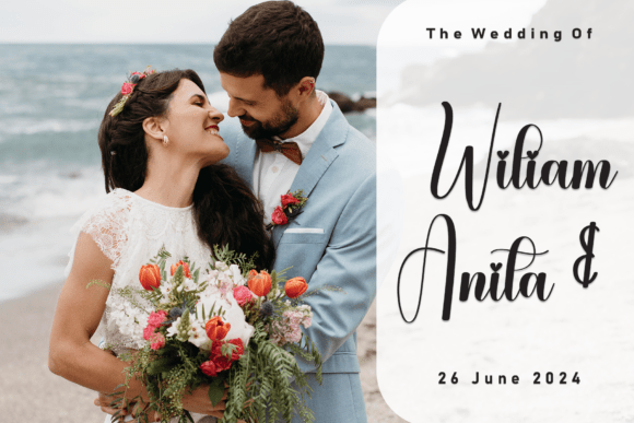 Bride Font - Preview 1